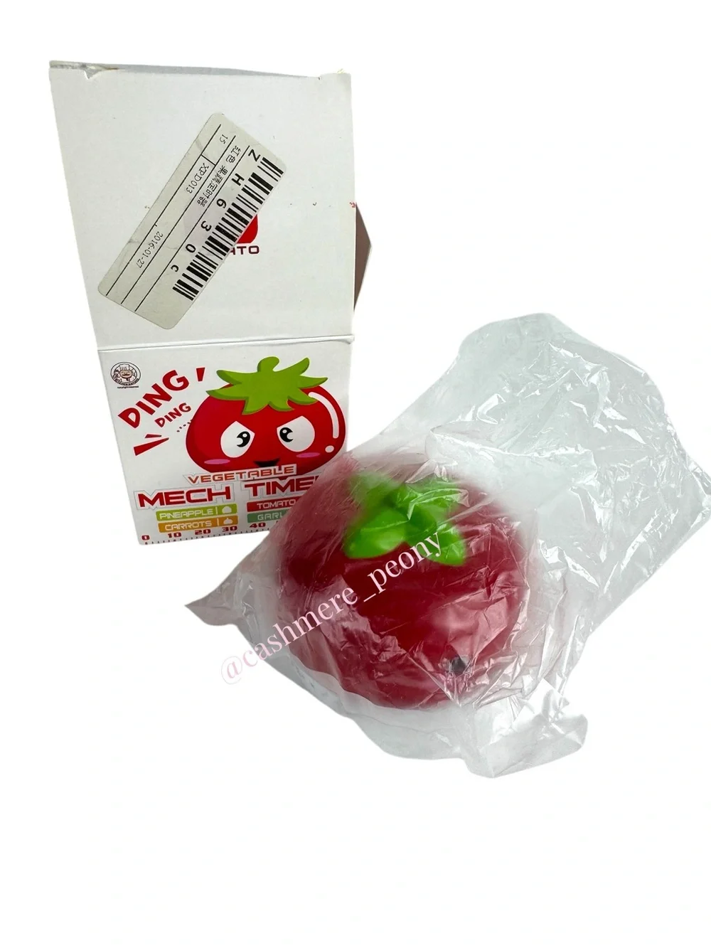 NEW Red Tomato Mech Timer - Cute Wind-Up Kitchen Tool
